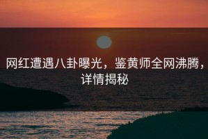 网红遭遇八卦曝光，鉴黄师全网沸腾，详情揭秘