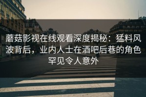 蘑菇影视在线观看深度揭秘：猛料风波背后，业内人士在酒吧后巷的角色罕见令人意外