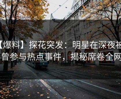 【爆料】探花突发：明星在深夜被曝曾参与热点事件，揭秘席卷全网