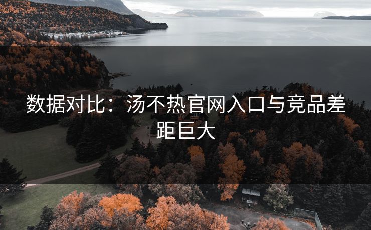 数据对比：汤不热官网入口与竞品差距巨大